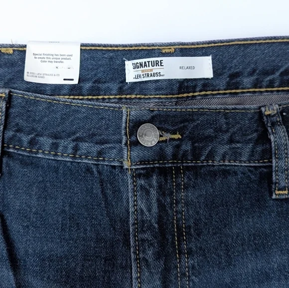 Levi's Signature Relaxed Fit Jeans 40*30 - Picture 4 of 5